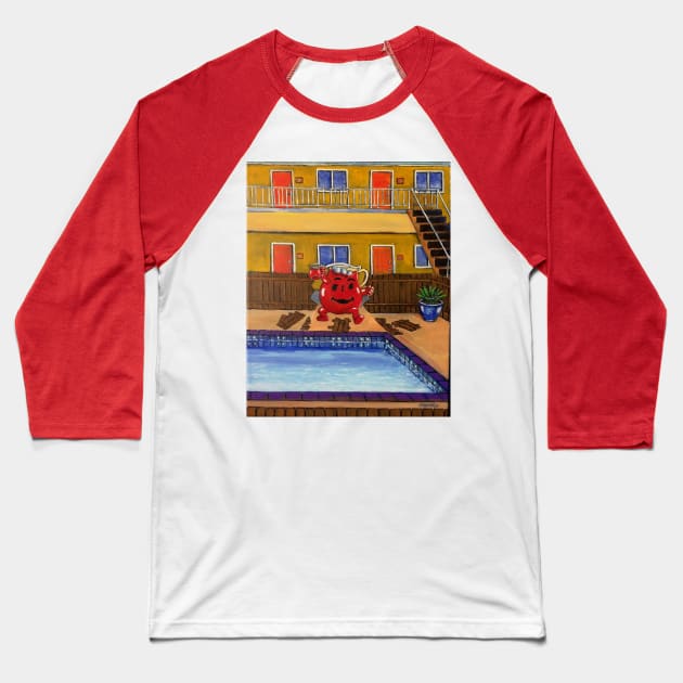 Kool-Aid Man Baseball T-Shirt by GOGARTYGALLERY